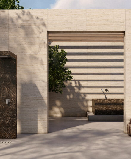 KORTA DESIGN-OUTDOOR-SHOWER-MARBELLA-MATERIAL-PORCELAIN-MARAZZI-SAMPLE-SAINT-LAURENT-PROJECT-LOCATION-SAUDI-ARABIA-CLIENT-PRIVATE-VILLA-